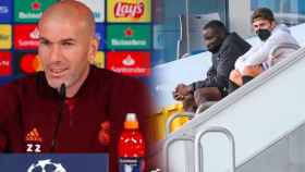 Zinedine Zidane y Mouctar Diakhaby, en un fotomontaje