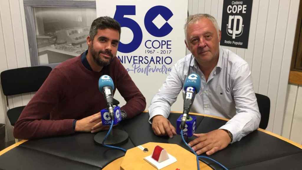 Antonio Estévez presenta los deportes locales de COPE con Santi Peón