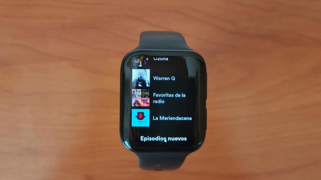 Spotify en Oppo Watch 46mm