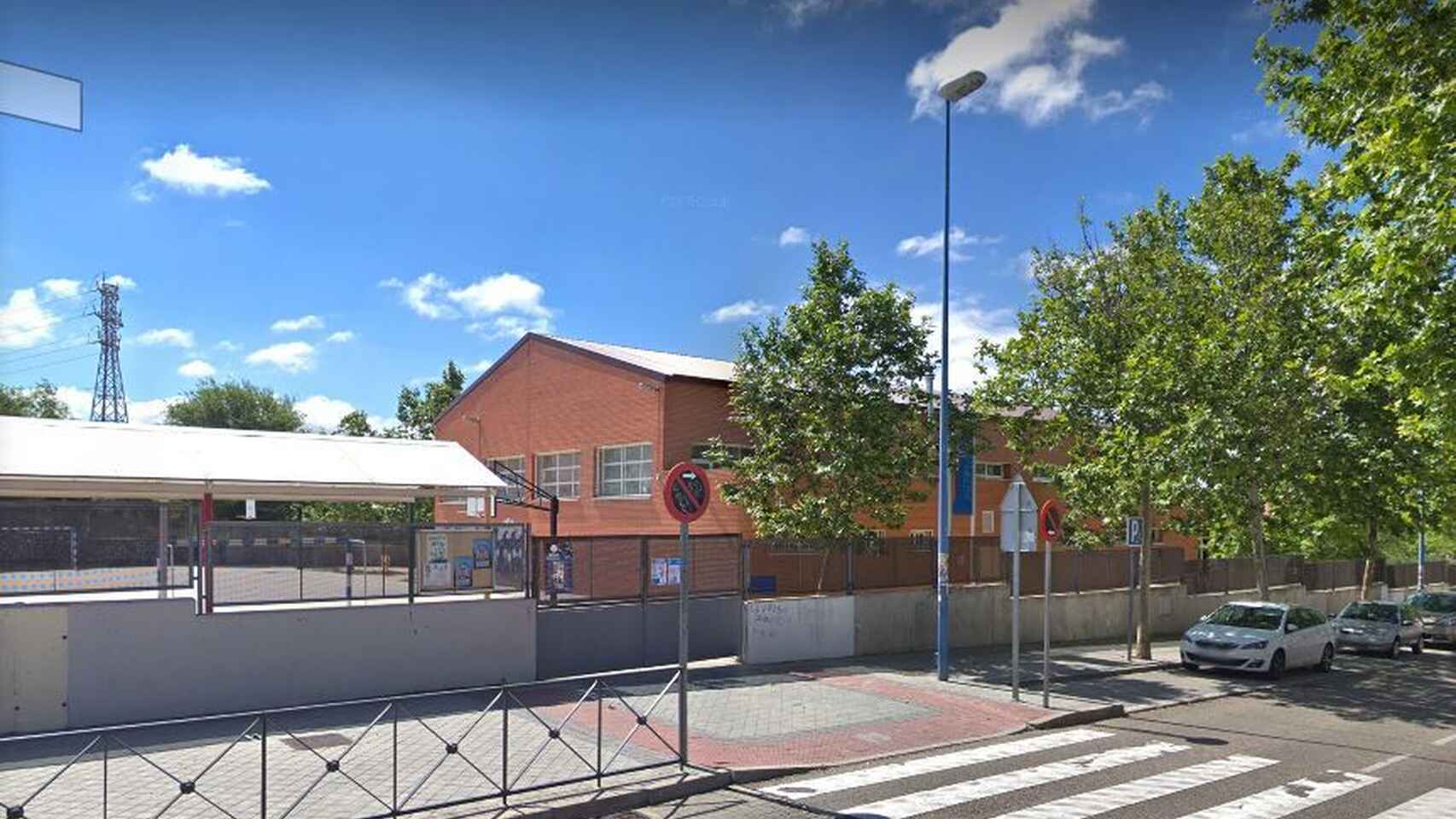 El Colegio Manuel Vázquez Montalbán de Leganés, donde varios profesores faltaron a clase.