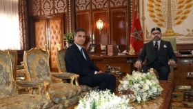 Pedro Sánchez y el rey de Marruecos Mohamed VI, reunidos en noviembre de 2018.