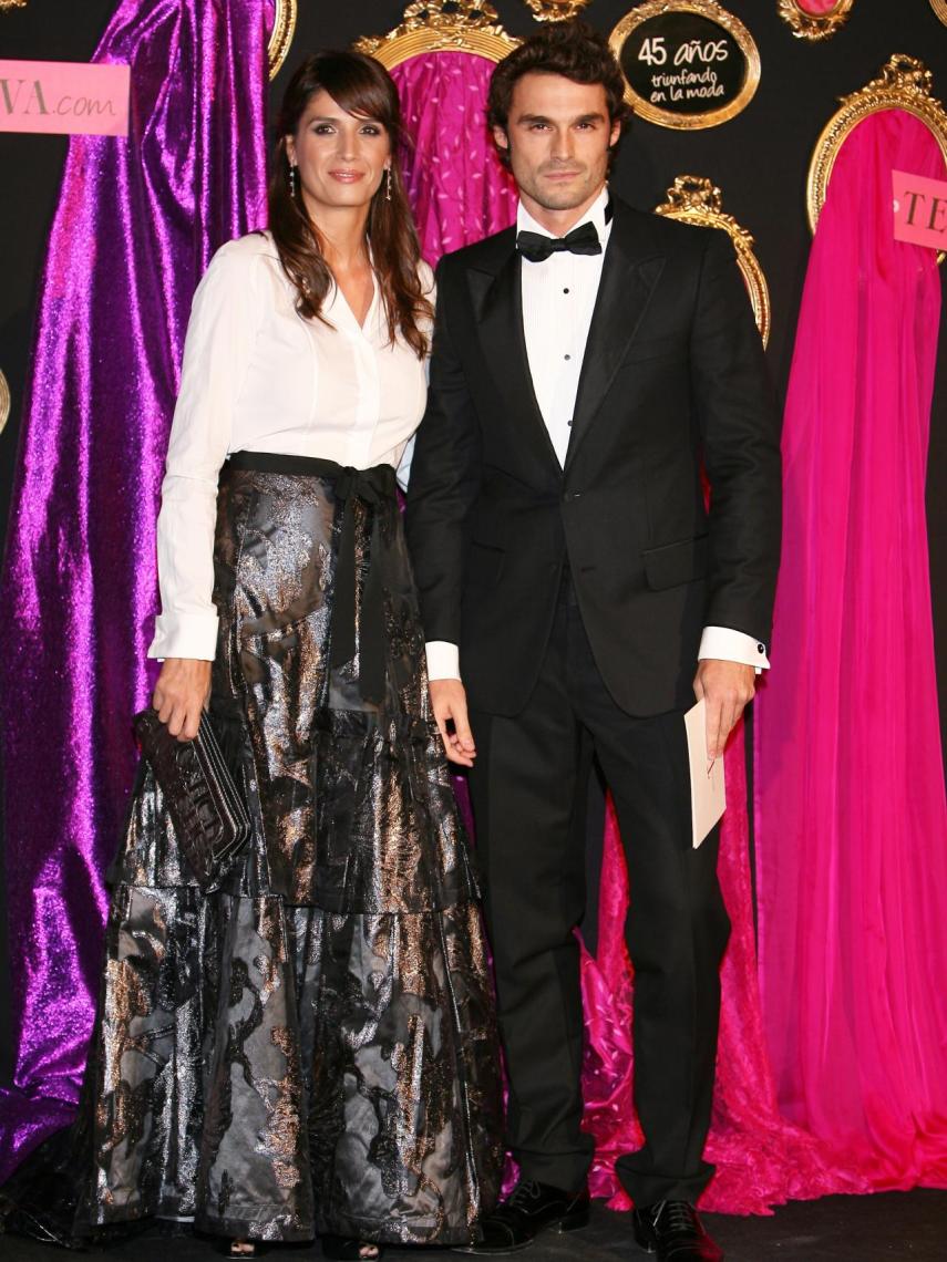 Elia Galera e Iván Sánchez, durante unos premios en Madrid.