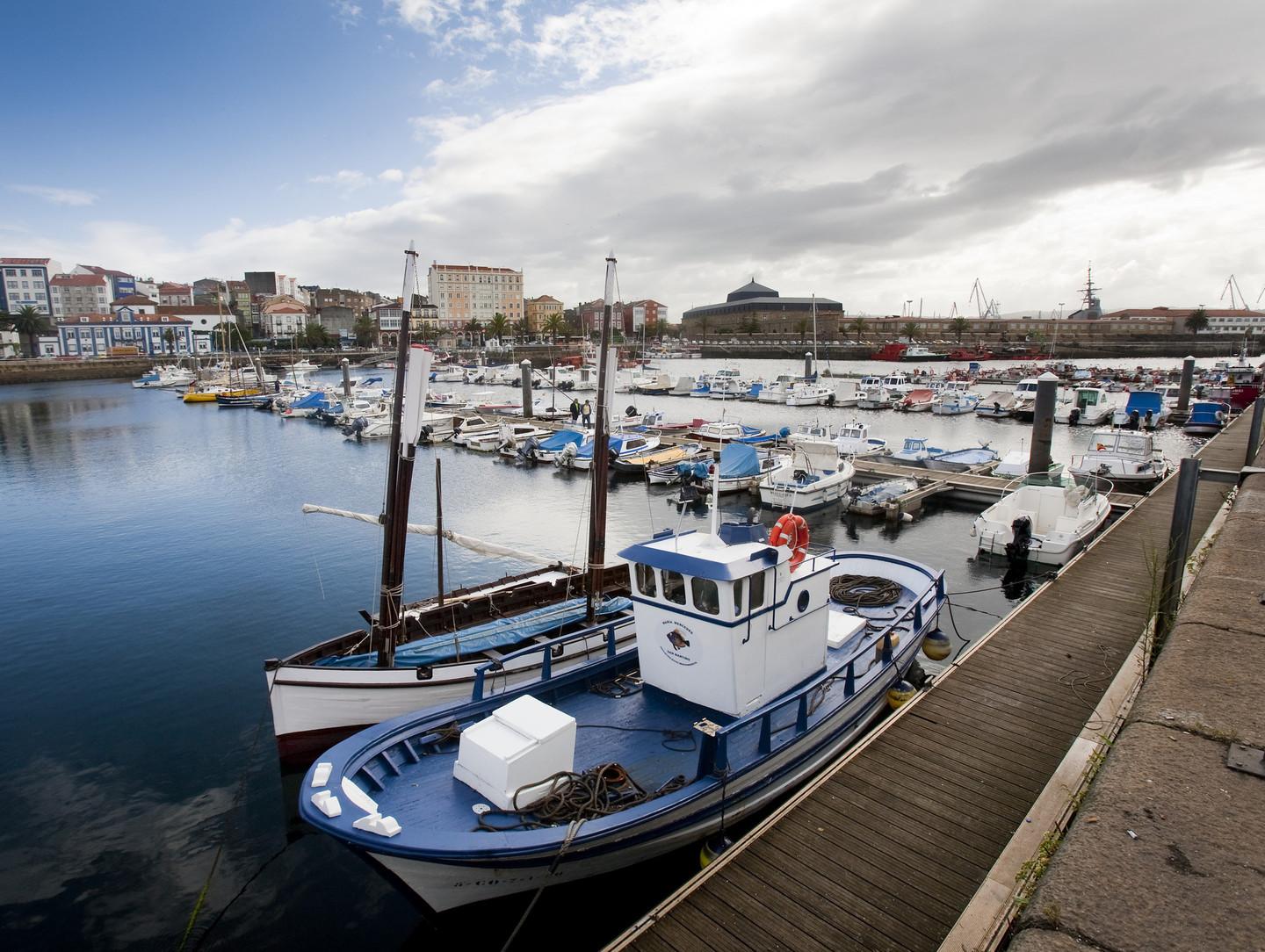 Muelle de Curuxeiras. Foto: Turismo de Galicia.