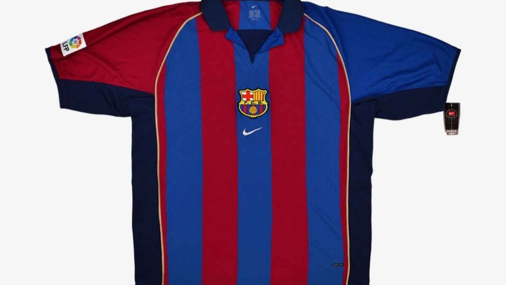 FC Barcelona - camiseta de la temporada 2001/2002
