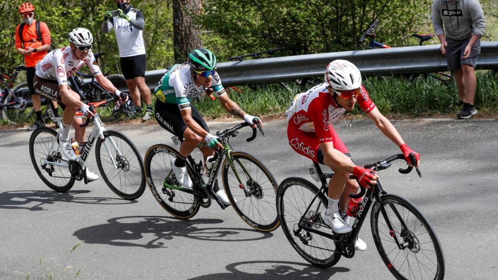 Martin, O'Connor y Cepeda en la escapada de la etapa 4 de la Itzulia