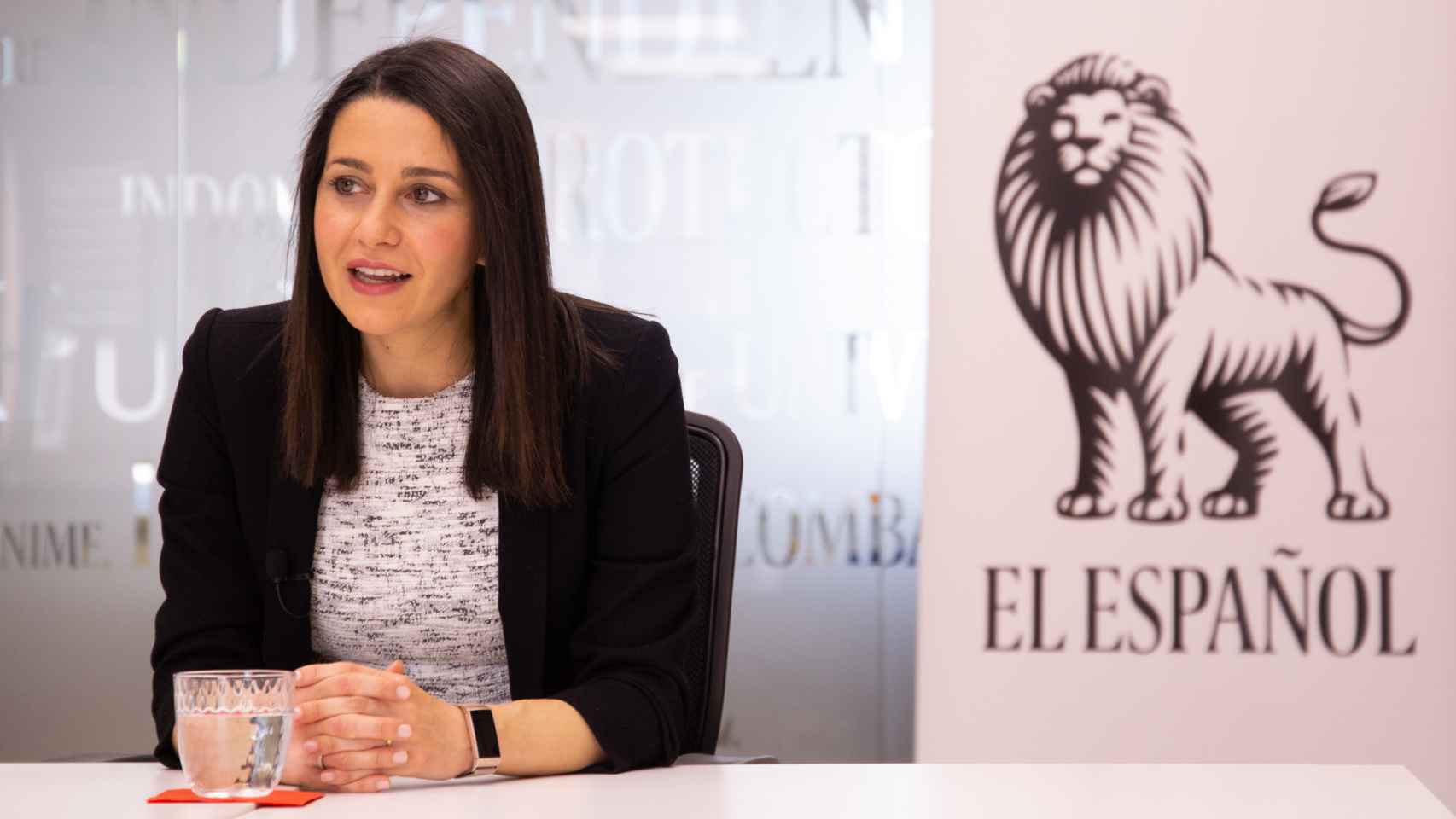 Inés Arrimadas, durante su entrevista con El Español.