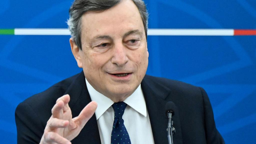 Mario Draghi, primer ministro de Italia.