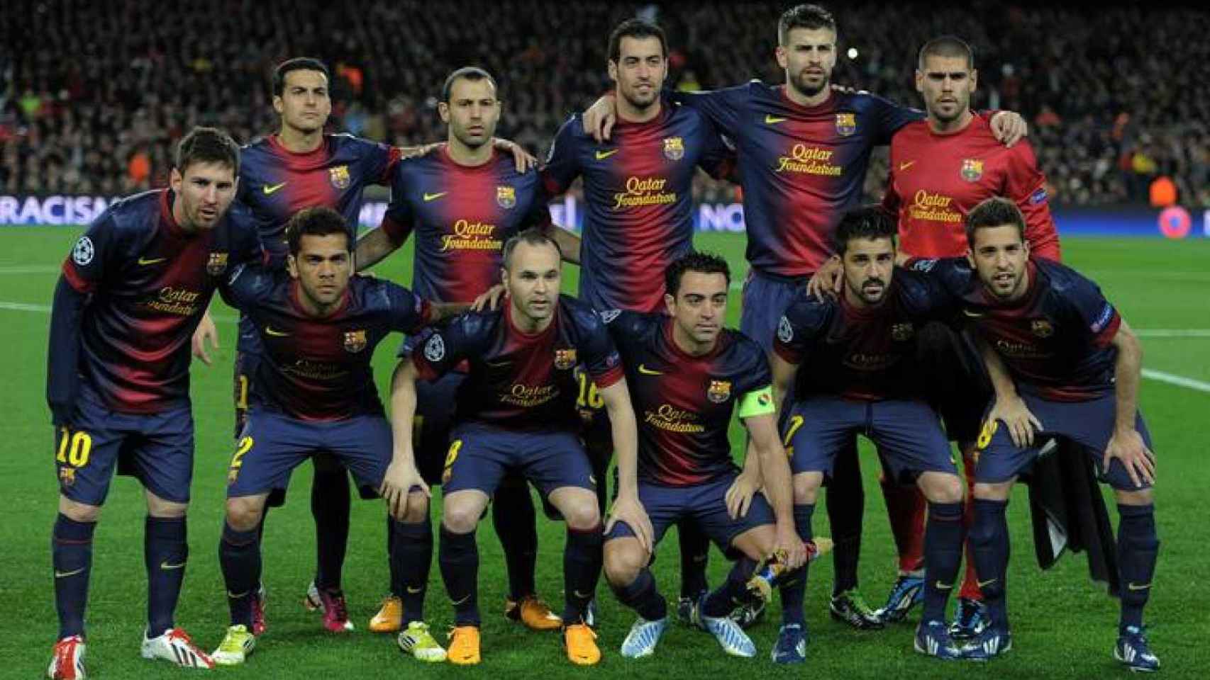 Alineación del Barcelona 2012/2013