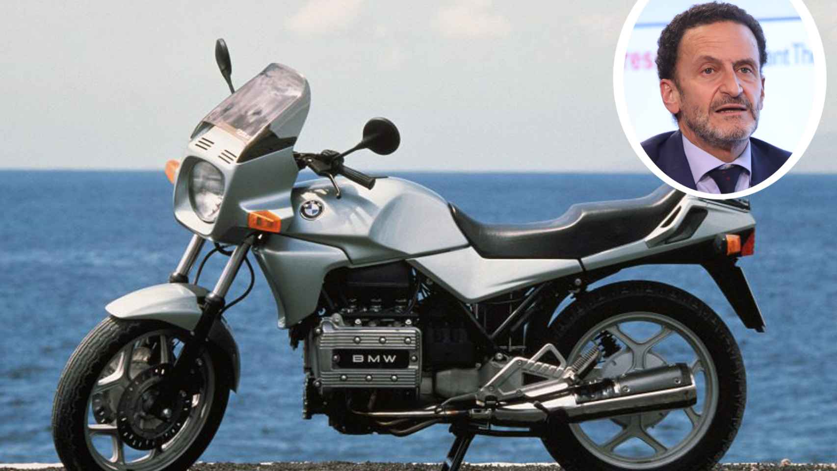 La BMW K75 de Edmundo Bal es una moto muy admirada entre los moteros.