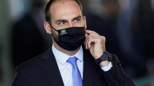 El diputado Eduardo Bolsonaro.