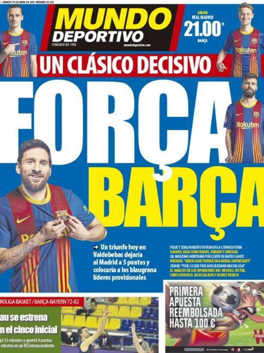 Portada Mundo Deportivo