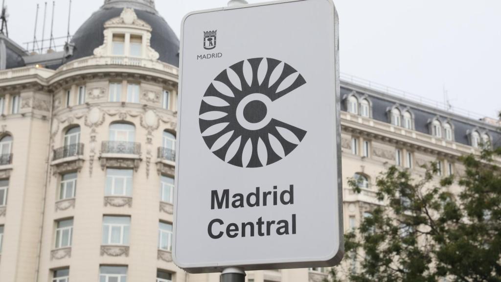 Imagen del área restringida de Madrid.