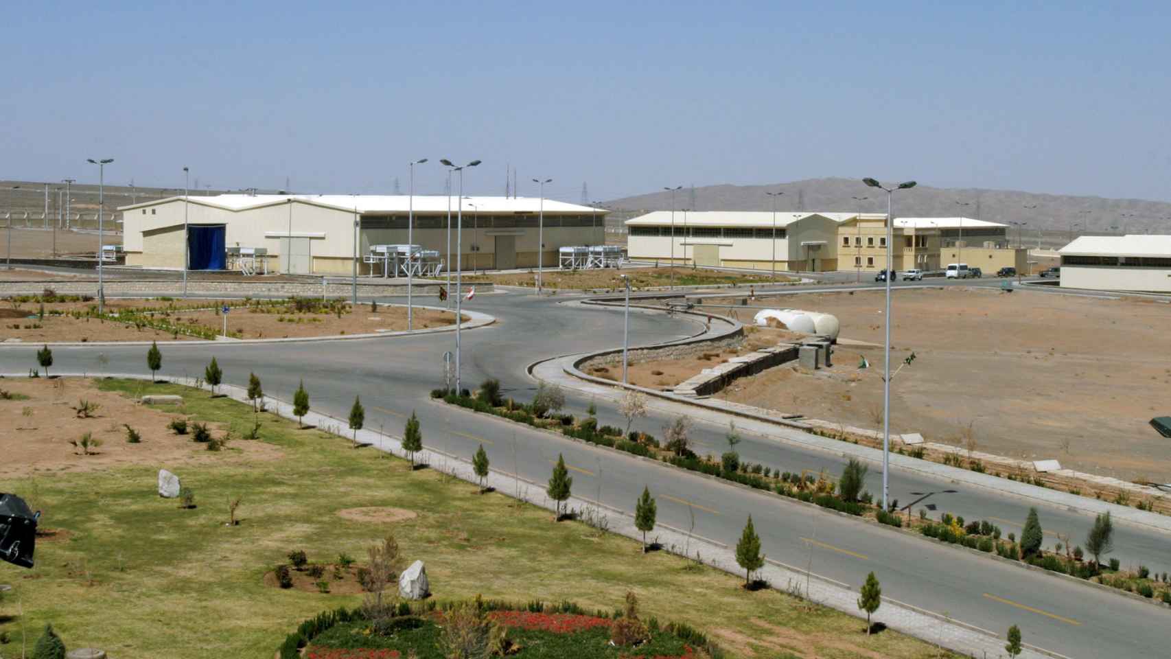 La planta de enriquecimiento de uranio iraní de Natanz.