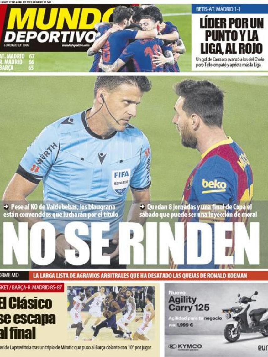 Portada Mundo Deportivo