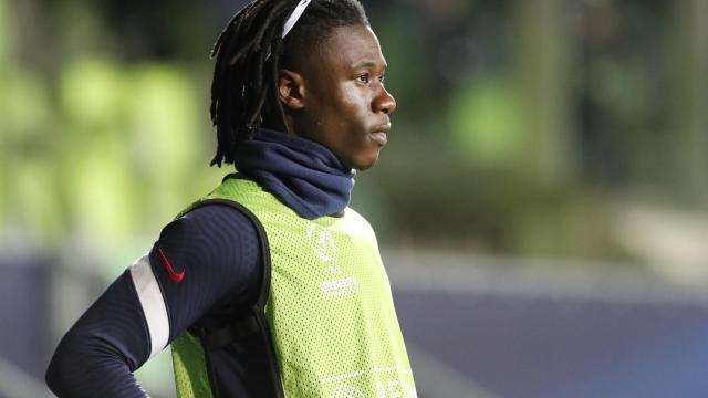 Eduardo Camavinga, durante la fase de grupos del Europeo sub21 de 2021