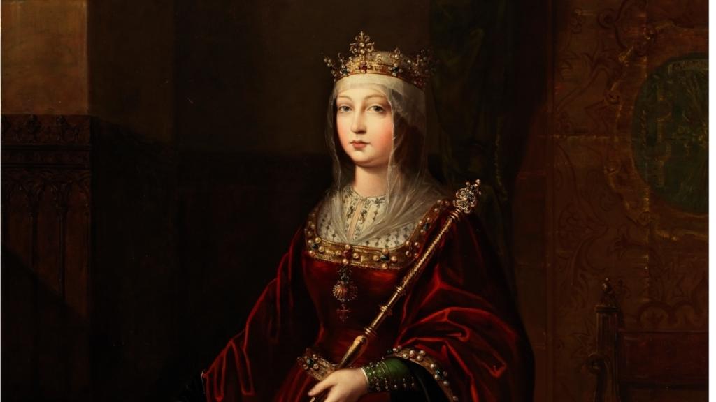 Retrato de Isabel la Católica, según Luis de Madrazo y Kuntz.