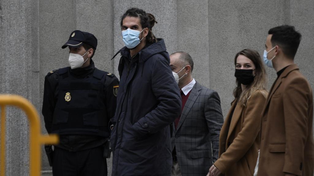 Alberto Rodríguez a su llegada al Tribunal Supremo.