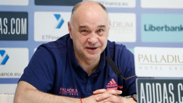 Pablo Laso, en rueda de prensa previa de la Liga Endesa