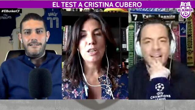 Jorge Calabrés, Cristina Cubero y Nacho Peña, en El Bunker CF