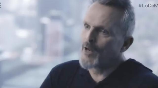 Miguel Bosé, durante la entrevista con Jordi Évole.