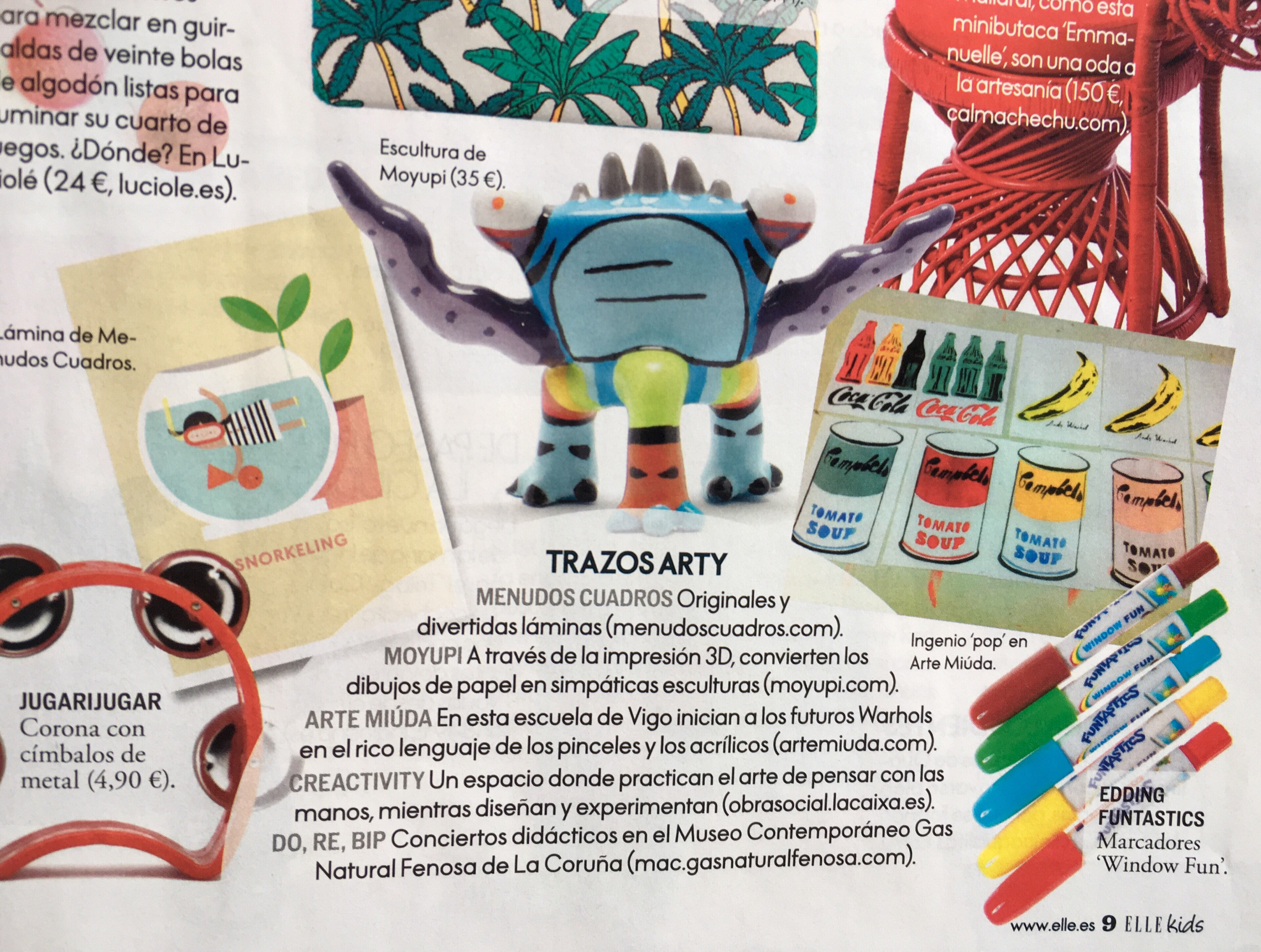 Imagen de la revista Elle kids.