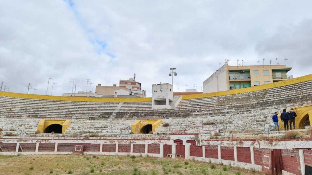 Estado actual de la plaza de toros de Elda