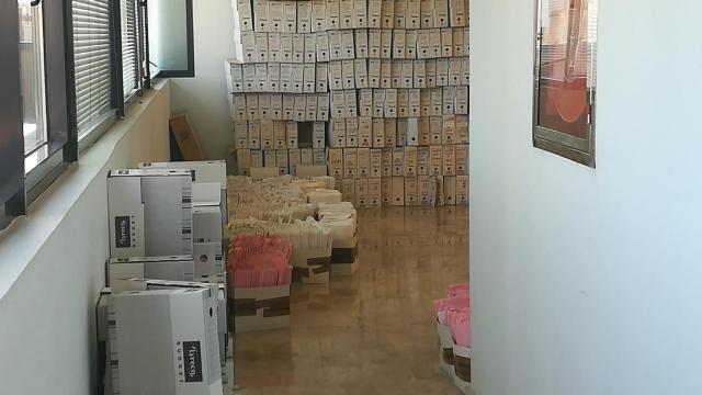 Los expedientes inundan los pasillos de los juzgados de Alicante