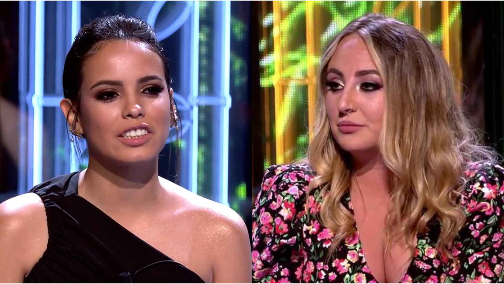 Gloria Camila y Rocío Flores en 'Supervivientes: Conexión Honduras'.