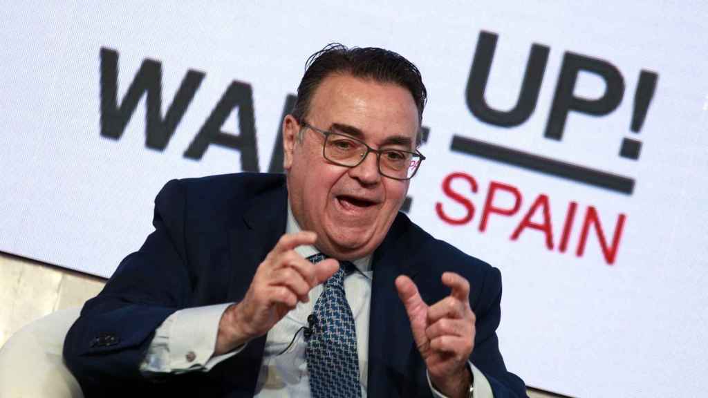 Antonio Llardén, presidente ejecutivo de Enagás, durante su intervención en el 'Wake Up, Spain!'.