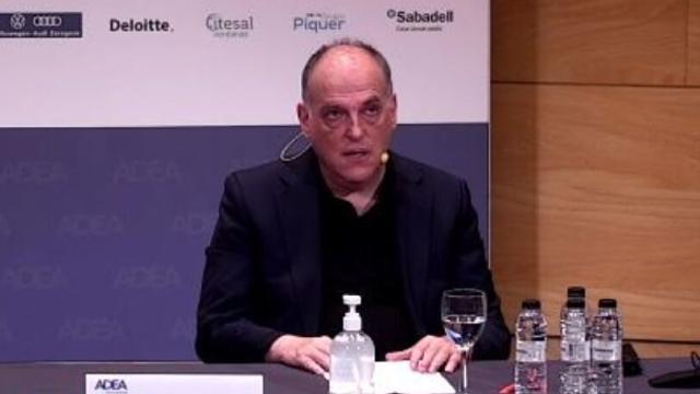 Javier Tebas, en el Foro ADEA