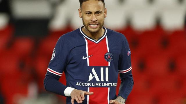 Neymar Júnior, en un partido del PSG en la temporada 2020/2021