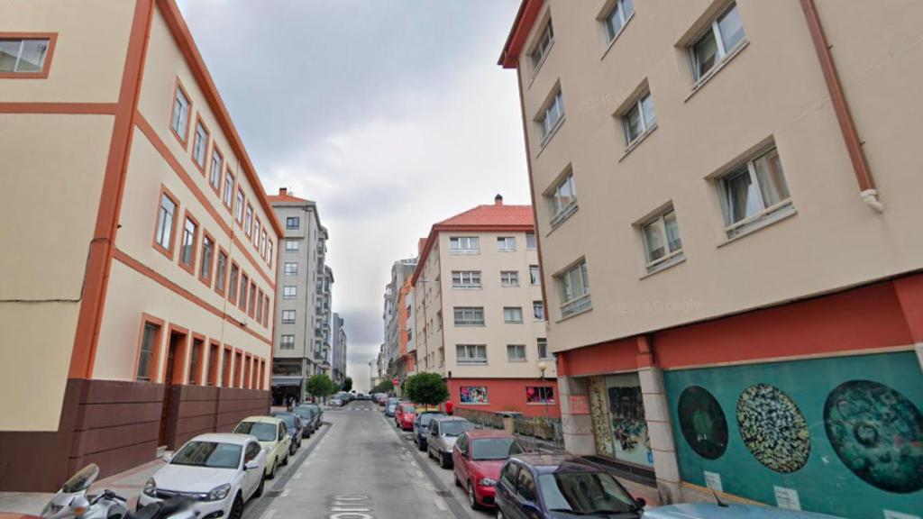 Calle de La Torre, en el Barrio de Monte Alto (A Coruña).