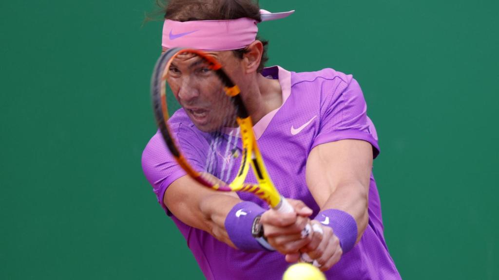 Rafa Nadal, durante el Masters 1000 de Montecarlo