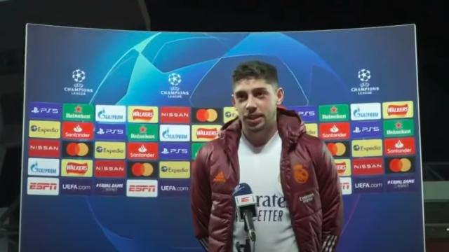 La genial rueda de prensa de Fede Valverde tras eliminar al Liverpool