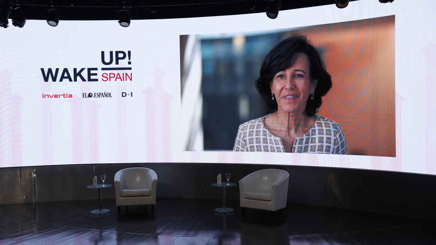 Ana Botín, presidenta ejecutiva del Grupo Santander, durante su intervención en la cuarta jornada del 'Wake Up, Spain!'.