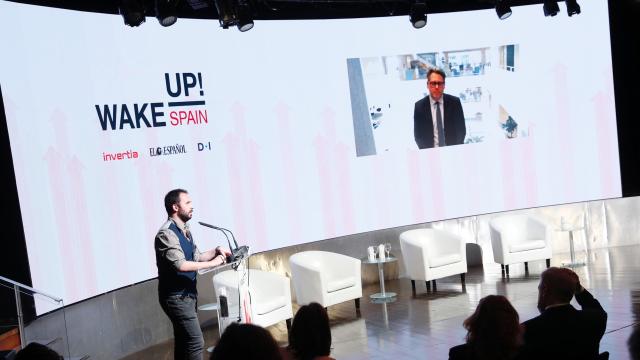 Casper Klynge, vicepresidente de asuntos gubernamentales europeos de Microsoft , durante su intervención online en 'Wake Up, Spain!'.