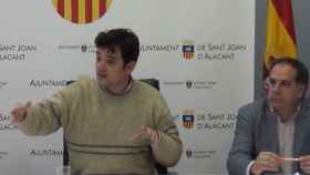 Jaime Albero (PSOE) y Santiago Román (Cs), de Sant Joan.