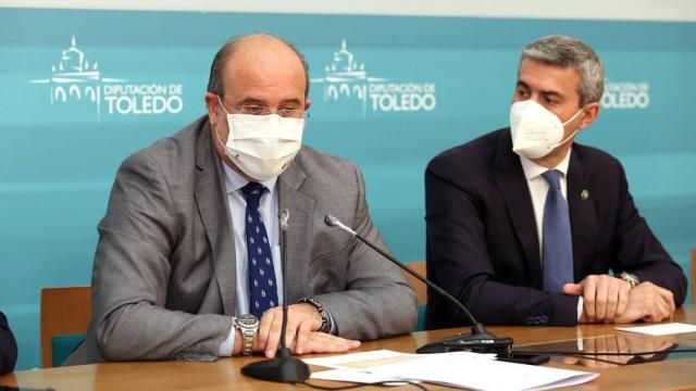 Martínez Guijarro y Gutiérrez durante la rueda de prensa. Foto: Óscar Huertas