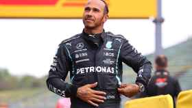 Hamilton en el Gran Premio de Emilia Romaña