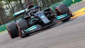 Lewis Hamilton, en el GP de Emilia Romaña