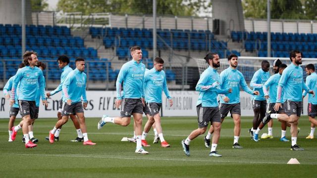 El Real Madrid se entrena