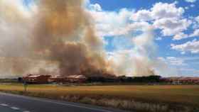 Imagen de archivo del reciente incendio en Seseña (Toledo)