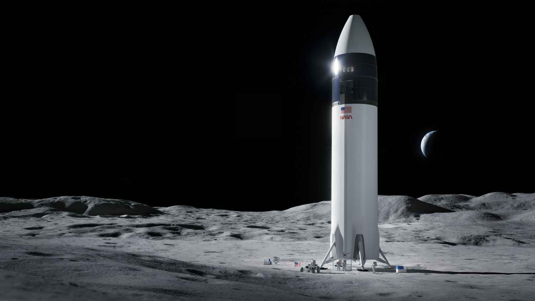 Confirmado: La NASA adjudica a Elon Musk el contrato para volver a la Luna en 2024