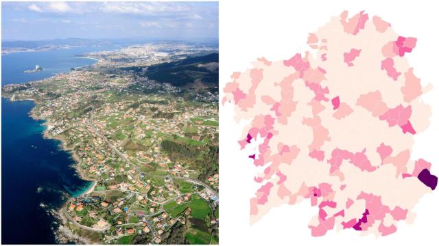 Covid: Los municipios más afectados de Galicia en contagios e incidencia