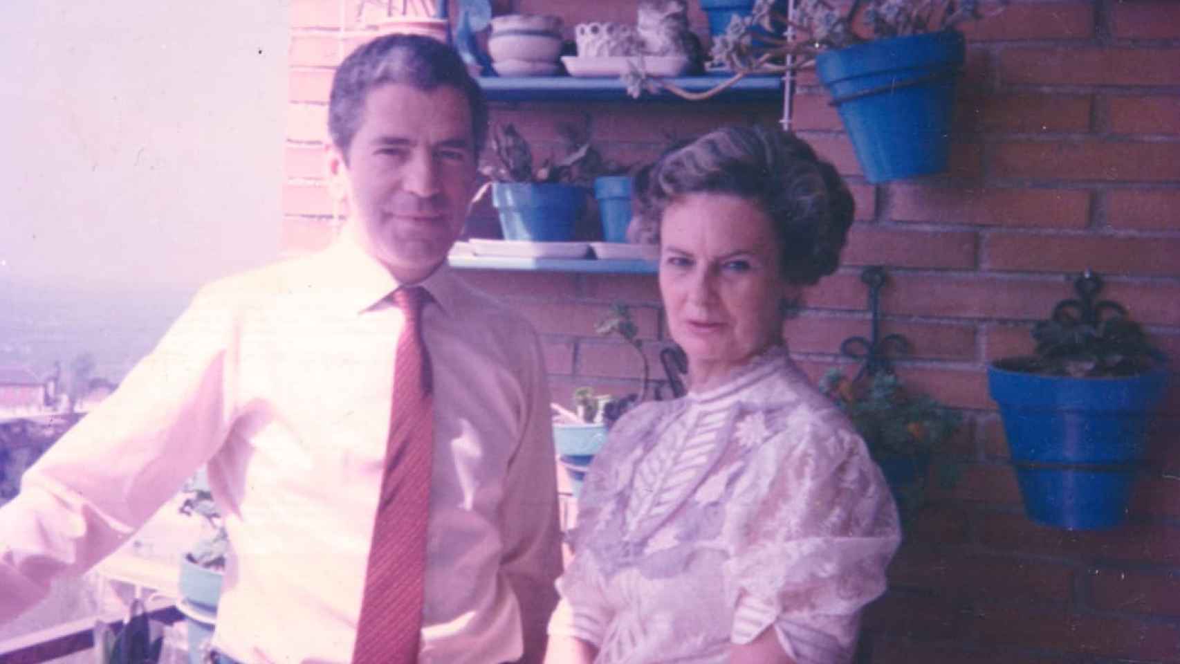 Los padres de Edmundo Bal, Jesús y Lolita, en una foto familiar.