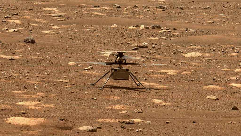 Ingenuity en el suelo de Marte