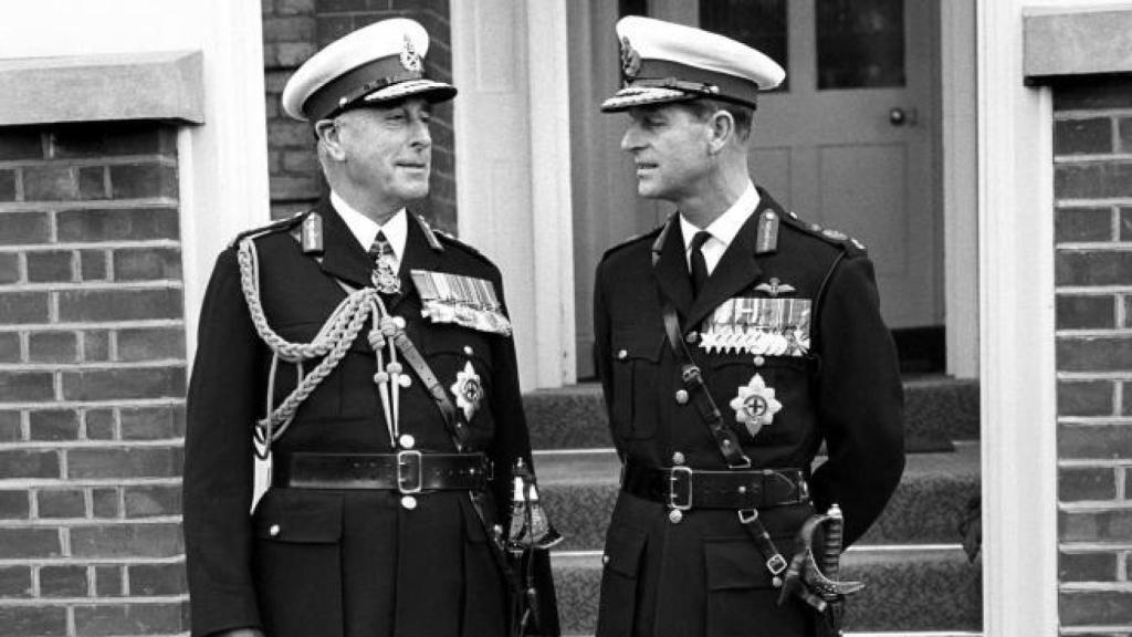 Lord Mountbatten y el príncipe Felipe, en una imagen de archivo.