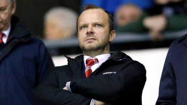 Ed Woodward, durante un partido del Manchester United