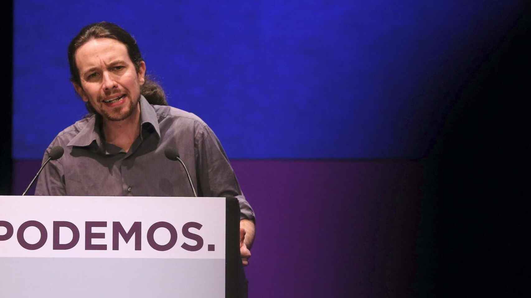 El candidato de Podemos a la Comunidad de Madrid, Pablo Iglesias. Efe