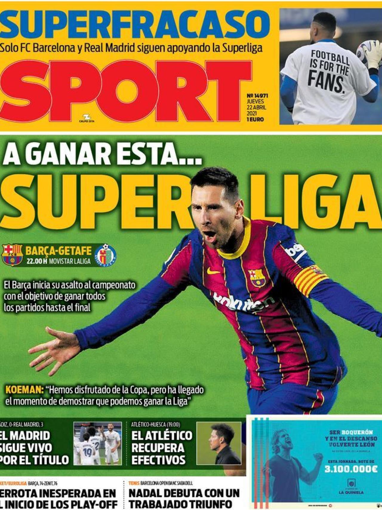 Portada SPORT